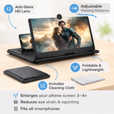 12" 3D Ultra-HD Screen Magnifier