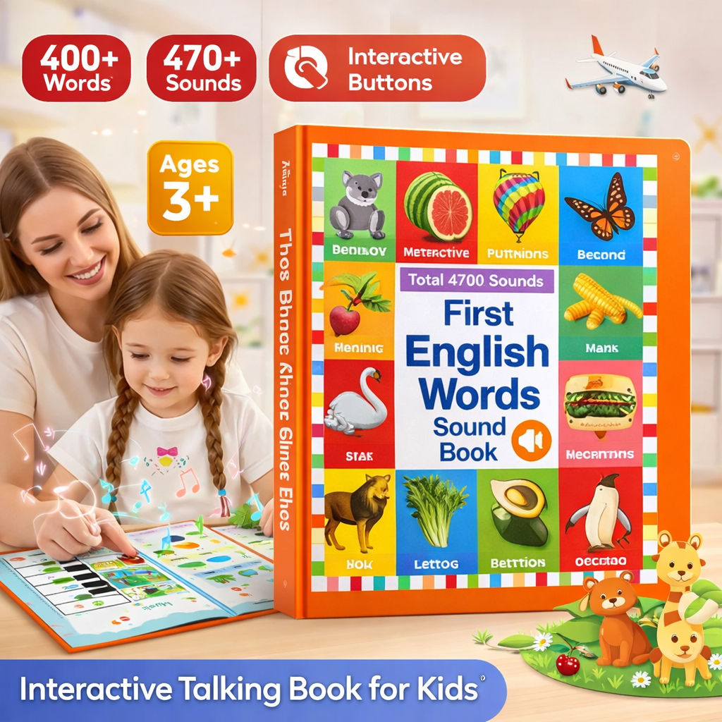 Avyara First English Words Sound Book