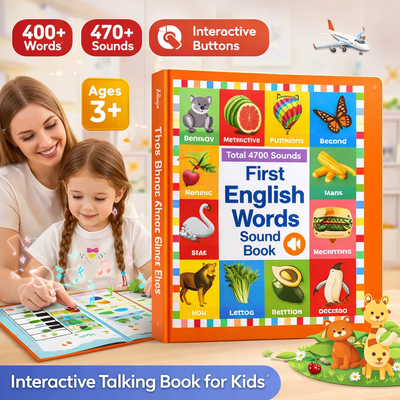 Avyara First English Words Sound Book