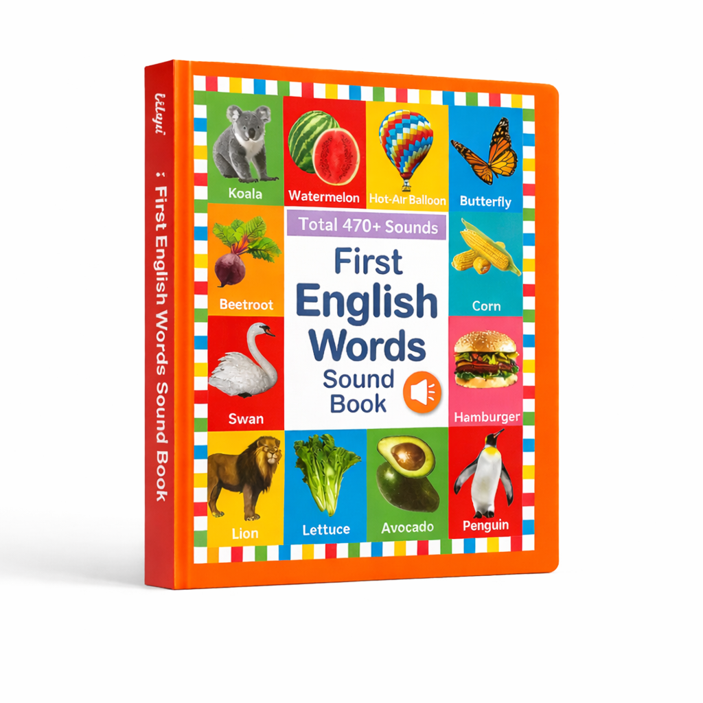 Avyara First English Words Sound Book