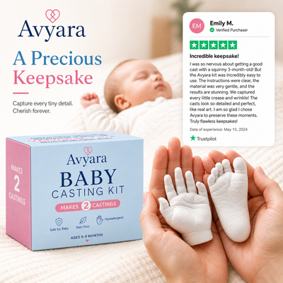 Avyara Baby Hand and Foot Casting Kit
