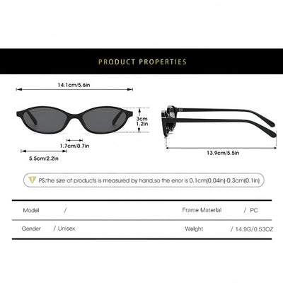 Avyara Retro Oval Sunglasses
