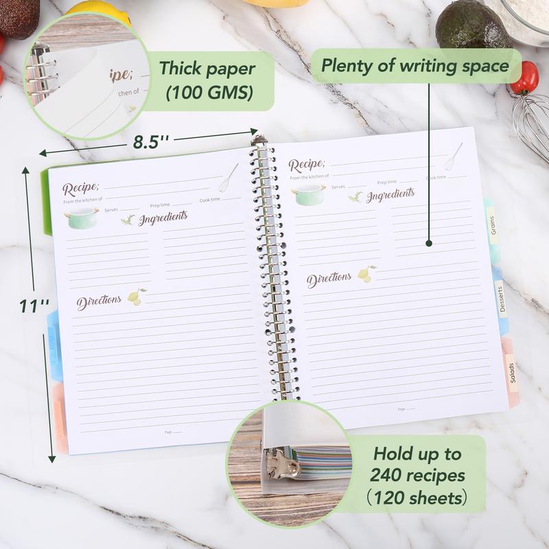 Avyara™ Recipe Journal